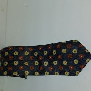 Ketch tie. Flowers. Vintage.